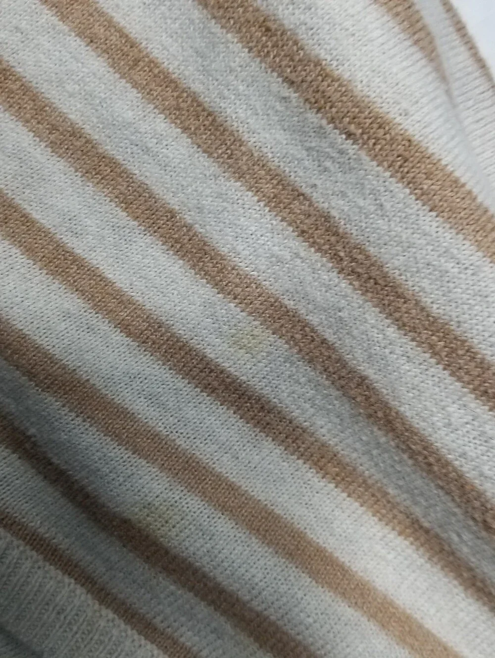 ANA WOMEN'S BROWN AND TAN SWEATER SIZE XL (READ FULL DESCRIPTION)